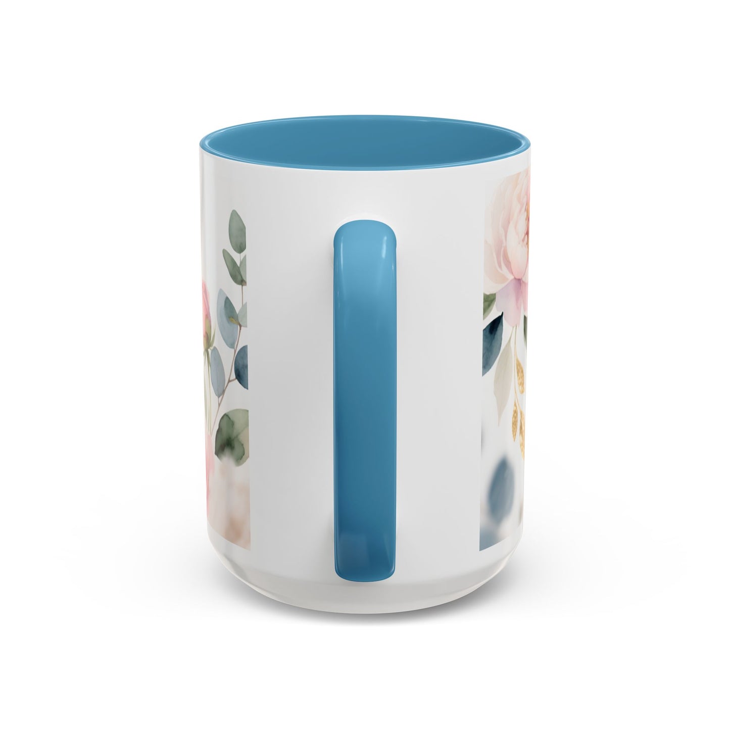 Grace Upon Grace Coffee Mug — Floral John 1:16 Scripture Accent Mug