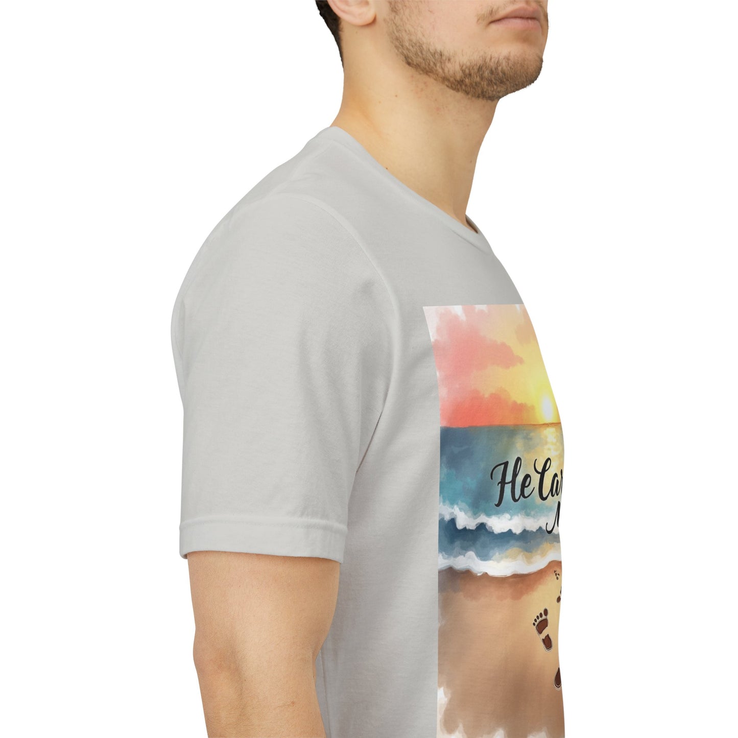 He Carried Me Scripture Tee | Inspirational Christian Faith Shirt