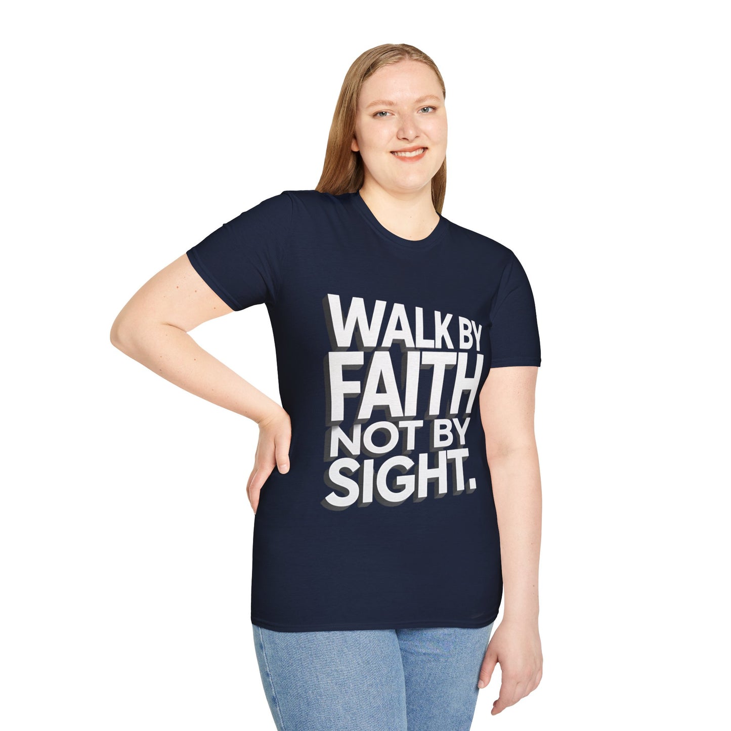 Walk By Faith T-Shirt — Womens/Mens Faith Graphic Tee