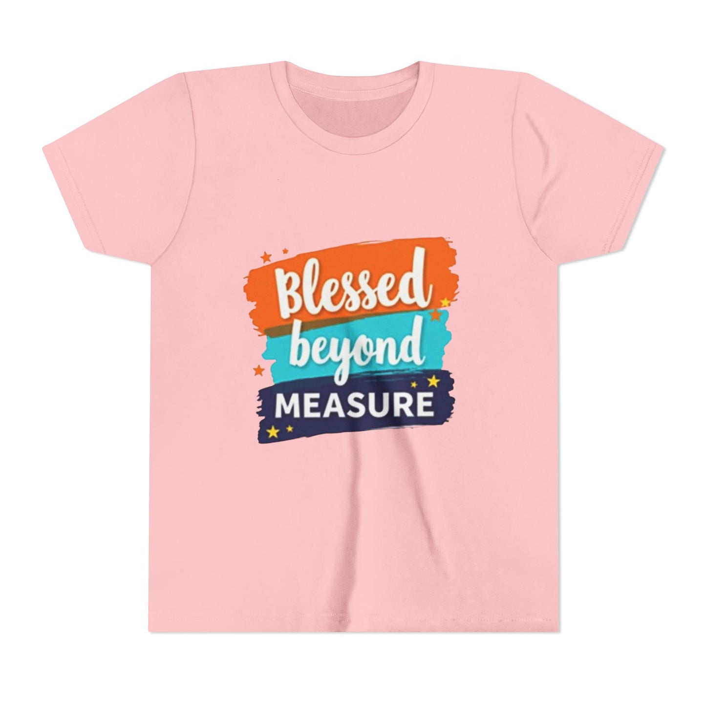 Blessed Beyond Measure Youth Tee | Inspirational Kids Shirt, Faith Design