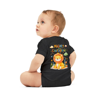 Mighty and Courageous Lion Infant One‑Piece Bodysuit | Perfect Gift for Baby Showers | Birthday Gifts (Copy)