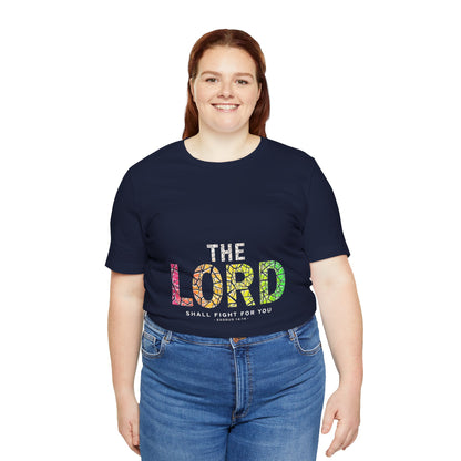 The LORD multicolor mosaic Tee | T-Shirt, Christian faith typography