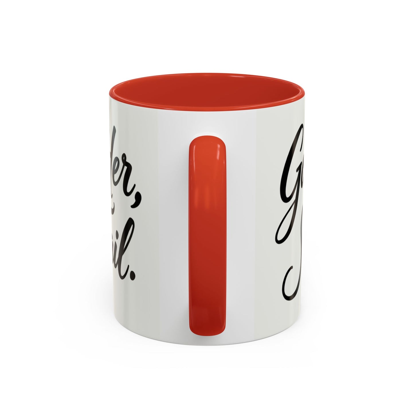 Inspirational Script Coffee Mug — "Strength Lives in Small, Steady Moments" (11/15 oz)
