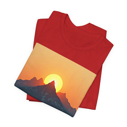 Faith Can Move Mountains T-Shirt | Mountain Sunrise Matthew 17:20 | Meaningful Gift for believers | Perfect for Everyone