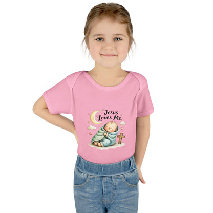 Jesus Loves Me Baby Bodysuit - Infant Christian Onesie for Newborns
