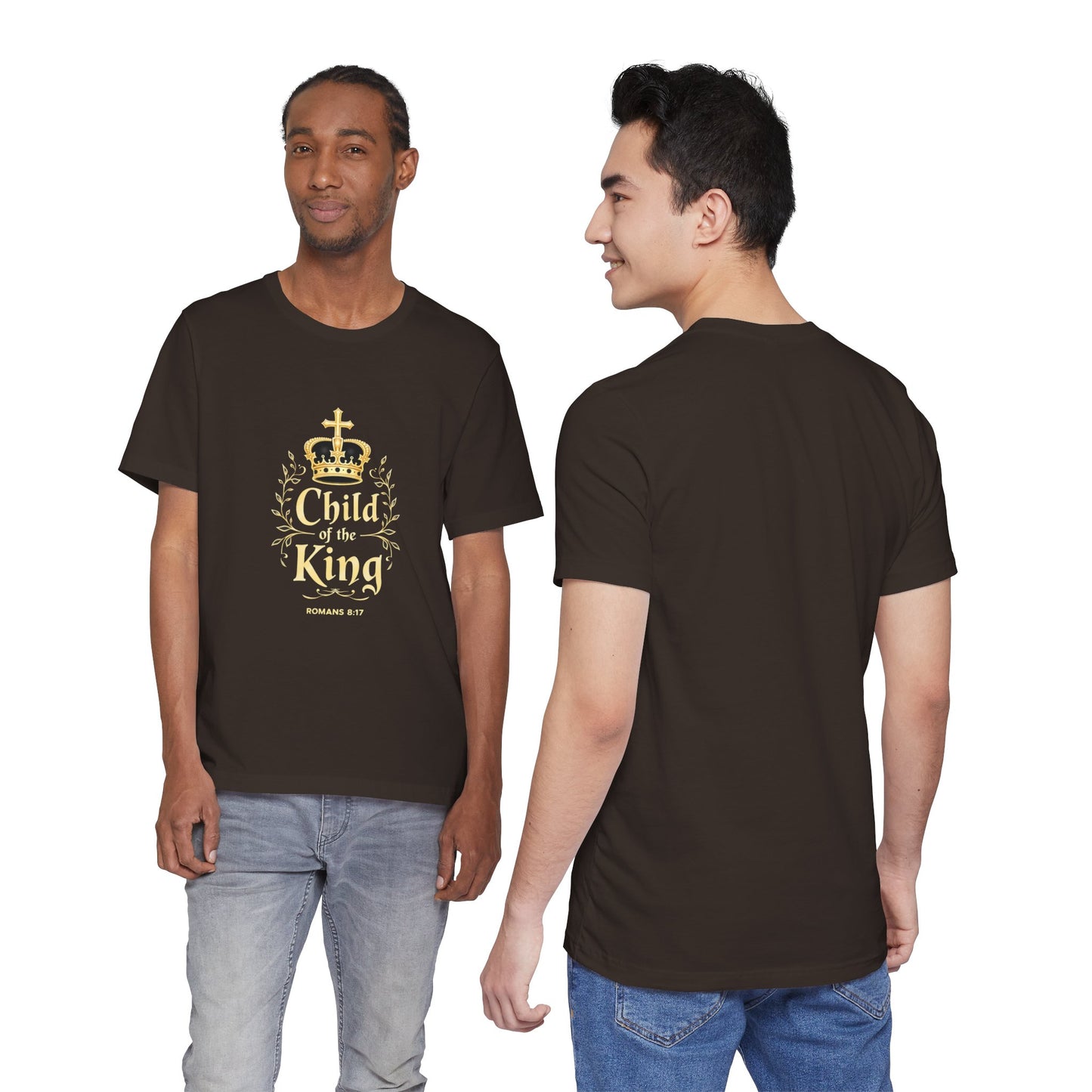 Child of the King T-Shirt | Romans 8:17 Christian Crown Tee | Perfect Gift for Believers  | Thoughtful Christian Gift