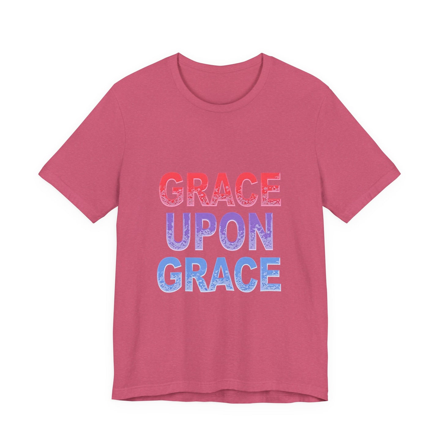 Inspirational Grace Upon Grace Shirt | Christian Typography Tee | Thoughtful Gift Idea