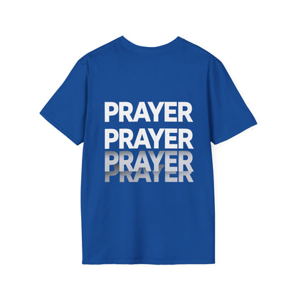 Prayer Repeat T-Shirt | Bold Spiritual Graphic Tee Gift