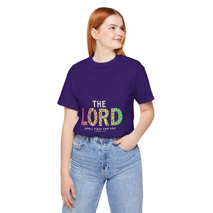 The LORD multicolor mosaic Tee | T-Shirt, Christian faith typography