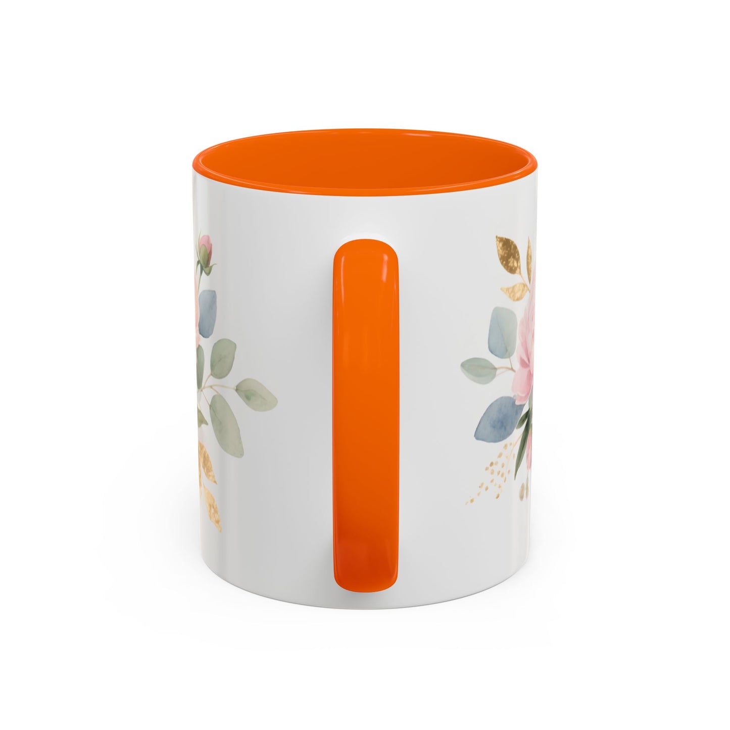 Grace Upon Grace Floral Coffee Mug — John 1:16 Scripture Accent Mug