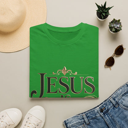 Jesus Is King T-Shirt — Christian Faith Graphic Tee, Inspirational Worship Shirt