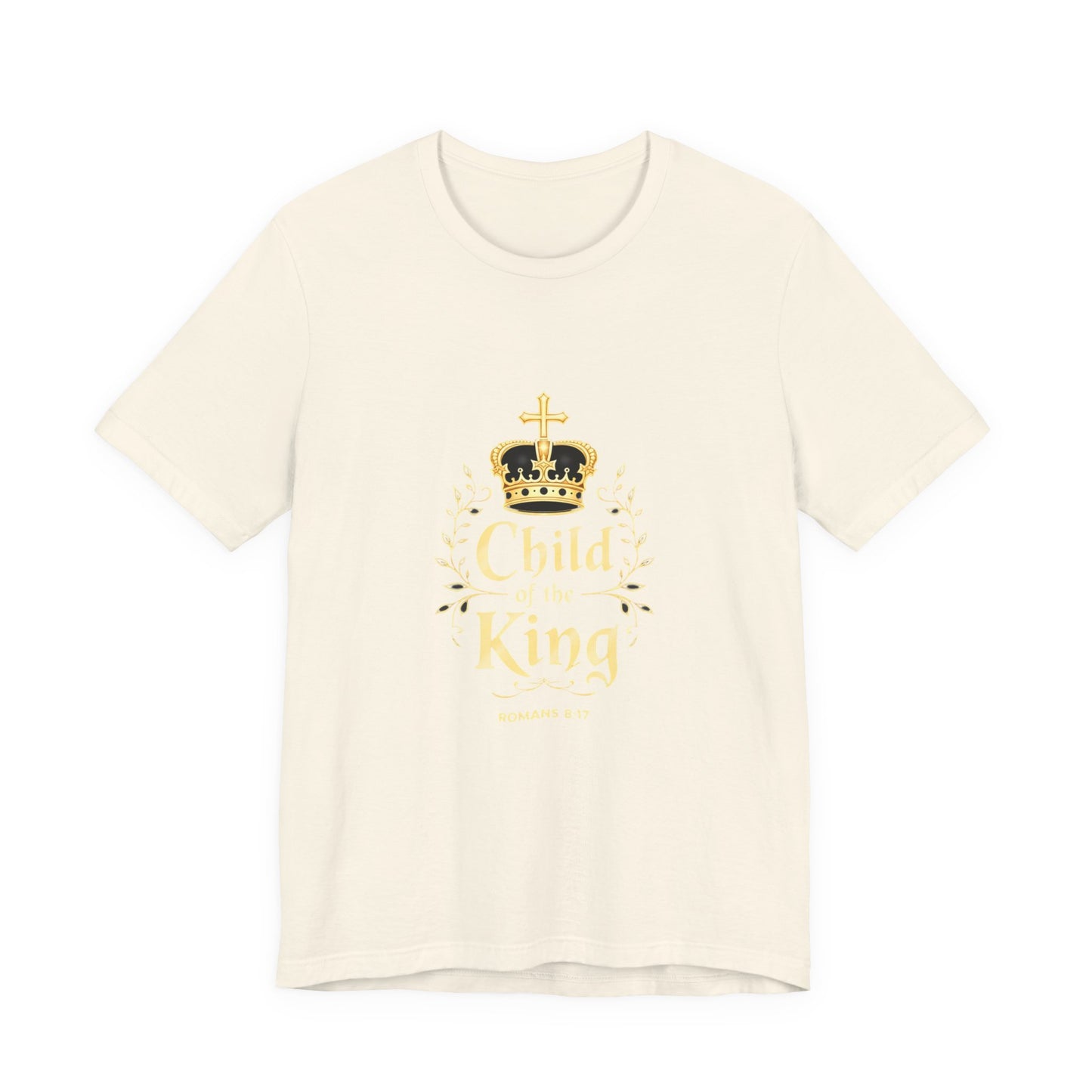 Child of the King T-Shirt | Romans 8:17 Christian Crown Tee | Perfect Gift for Believers  | Thoughtful Christian Gift
