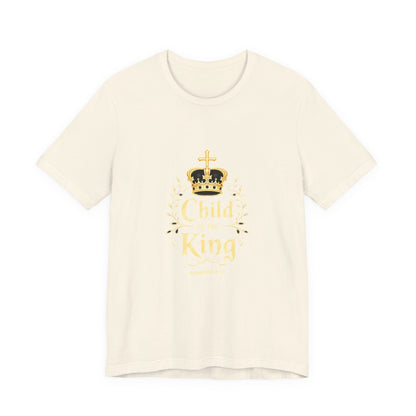 Child of the King T-Shirt | Romans 8:17 Christian Crown Tee | Perfect Gift for Believers  | Thoughtful Christian Gift