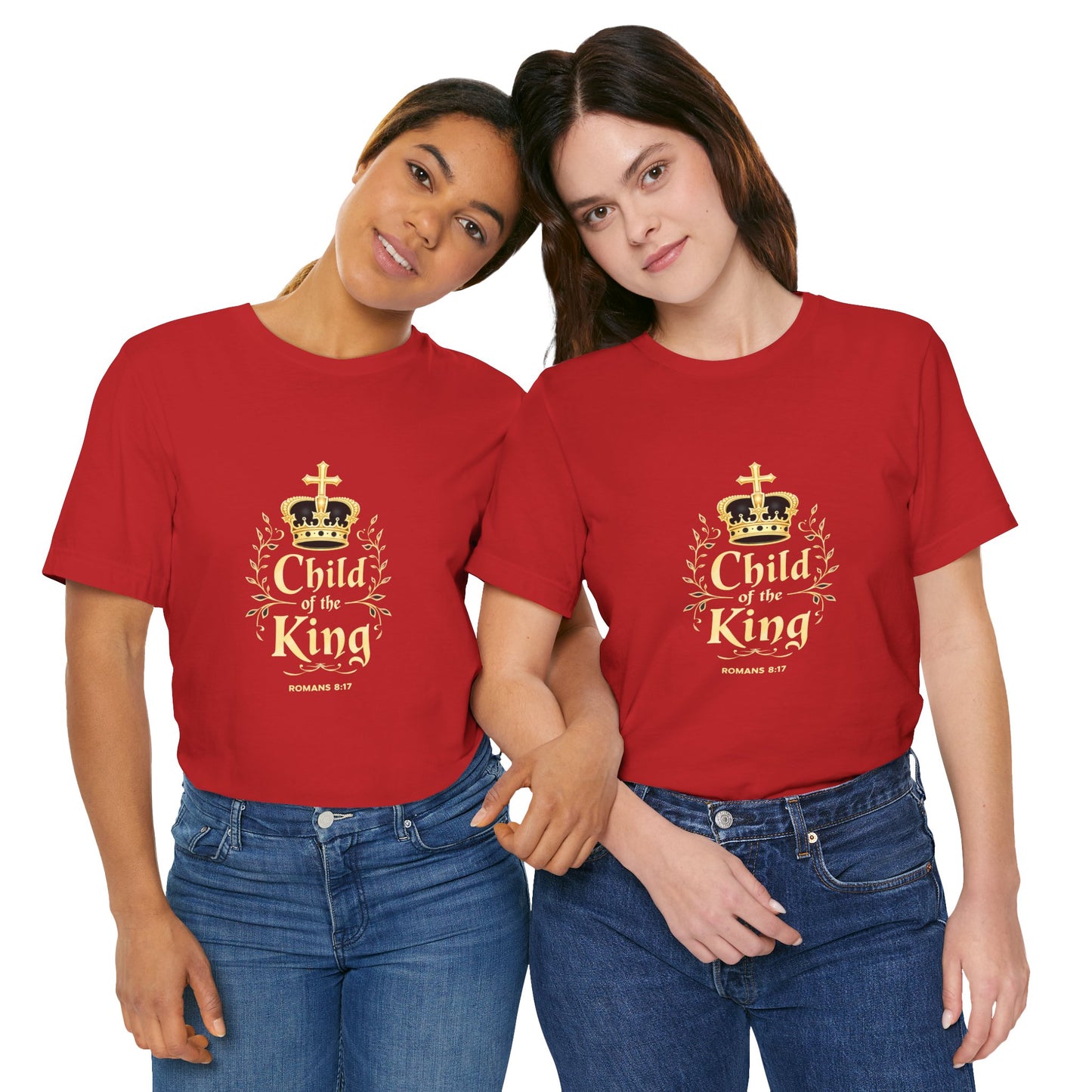 Child of the King T-Shirt | Romans 8:17 Christian Crown Tee | Perfect Gift for Believers  | Thoughtful Christian Gift