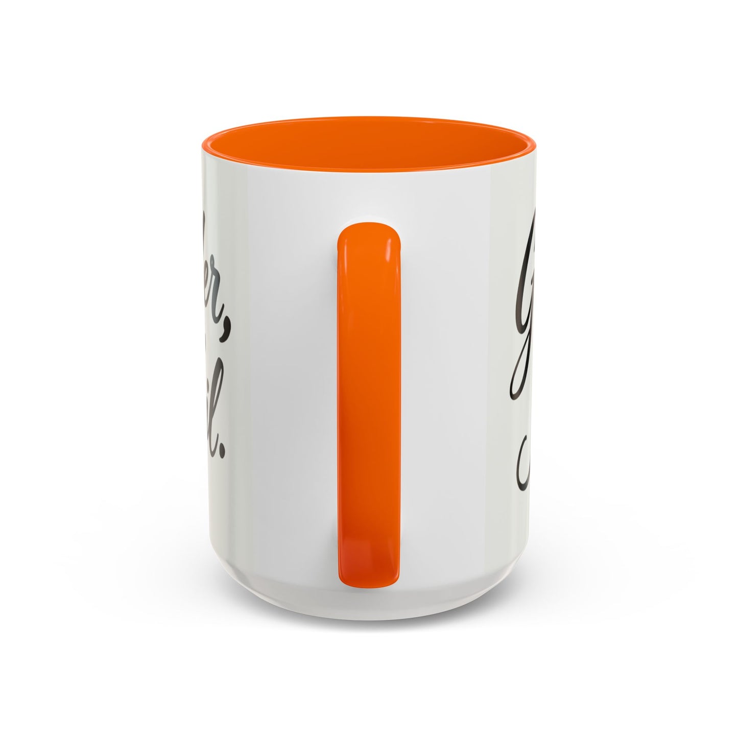 Inspirational Script Coffee Mug — "Strength Lives in Small, Steady Moments" (11/15 oz)