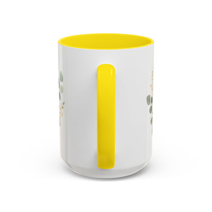 Christian Coffee Mug - "God Says You Are" Floral Inspirational Mug (11/15oz)