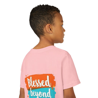 Blessed Beyond Measure Youth Tee | Inspirational Kids Shirt, Faith Design