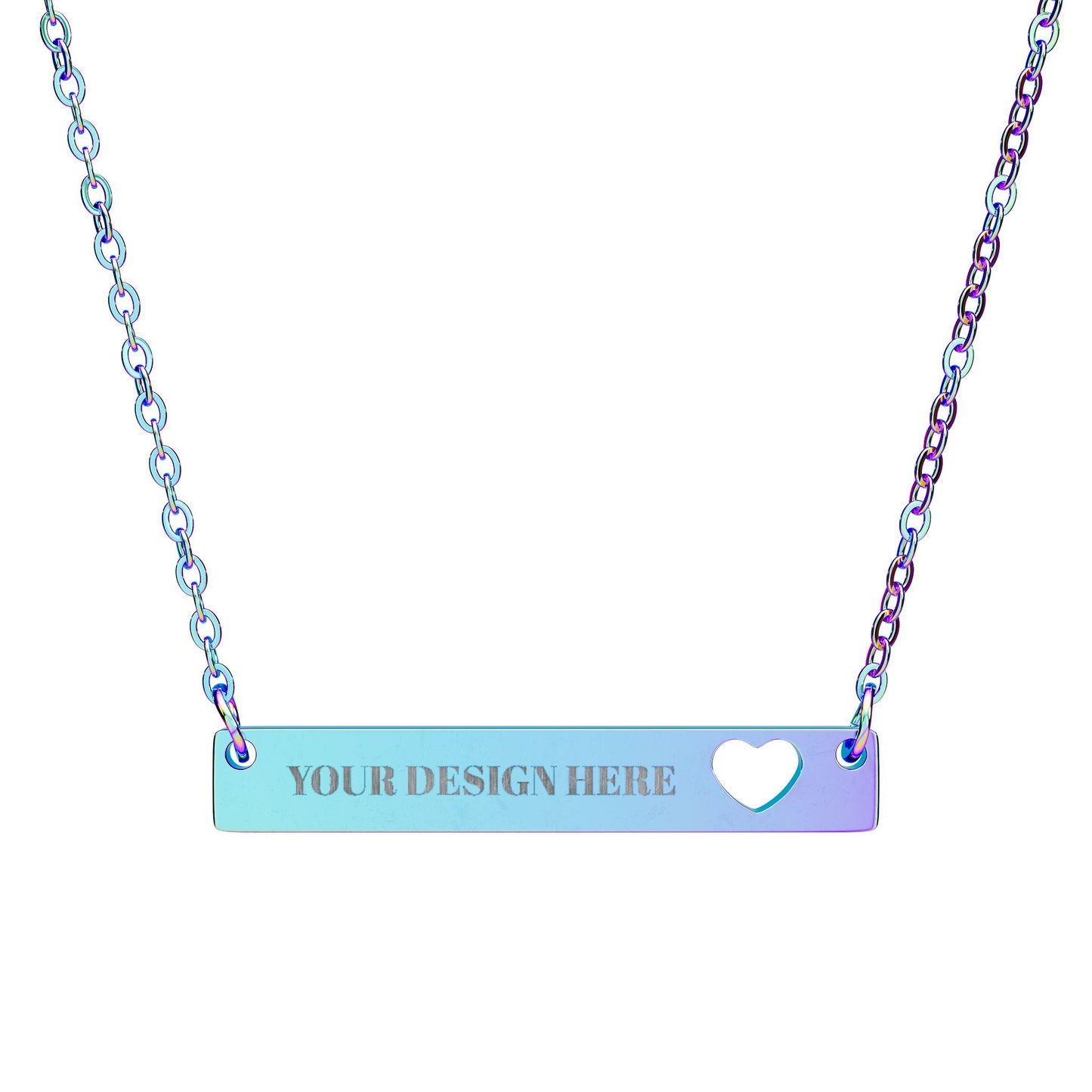 Personalized Engraved Heart Necklace | Custom Necklace Made Just for You | Perfect Gift for Him & Her
