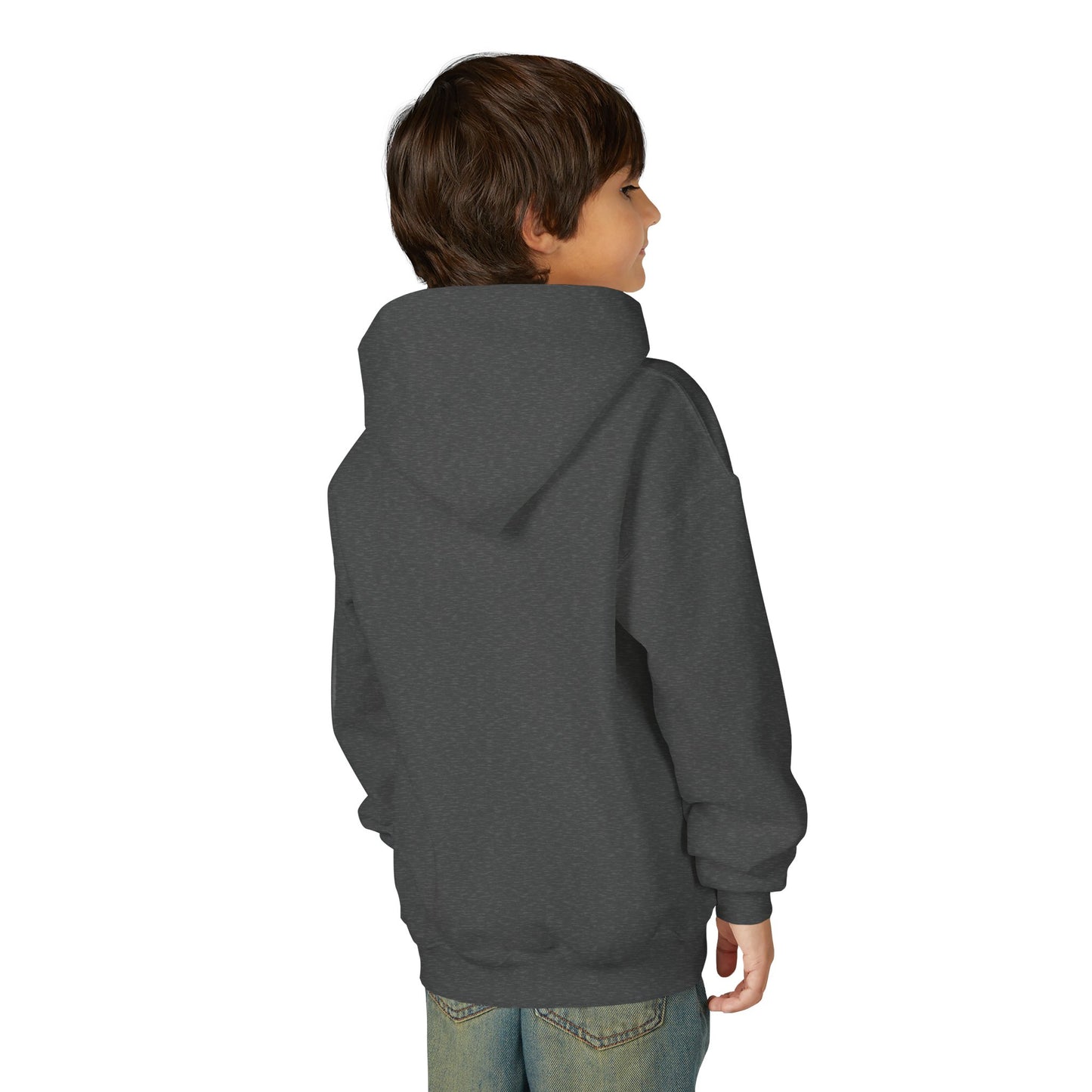 Youth Hoodie - "I Am His Little Lamb" Cute Floral Lamb Kids Pullover