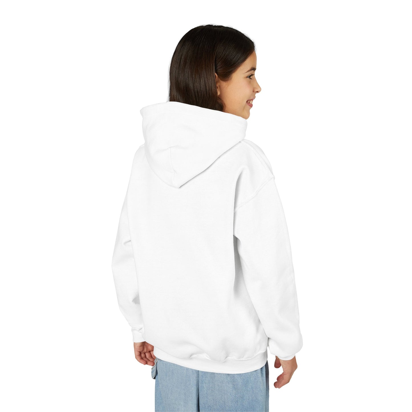 Youth Hoodie — "God Shield" Faith Graphic Pullover