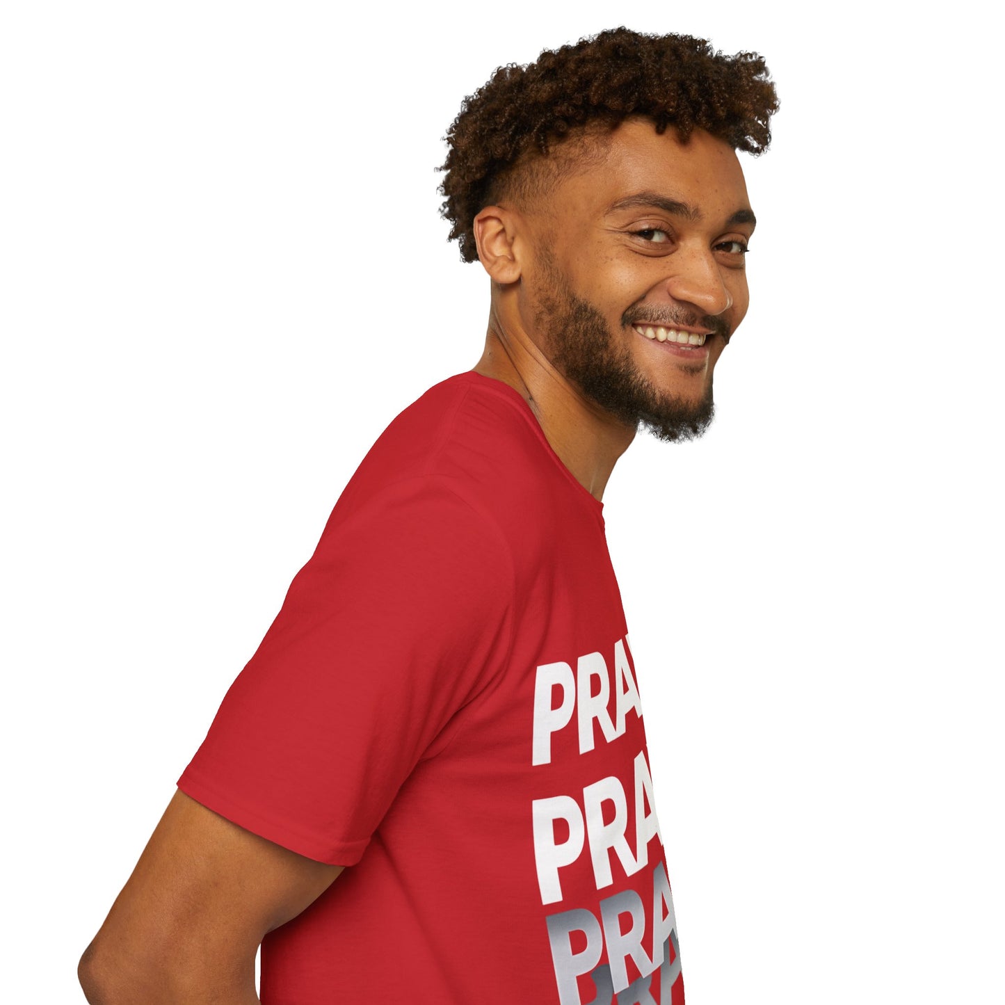 Prayer Repeat T-Shirt | Bold Spiritual Graphic Tee Gift