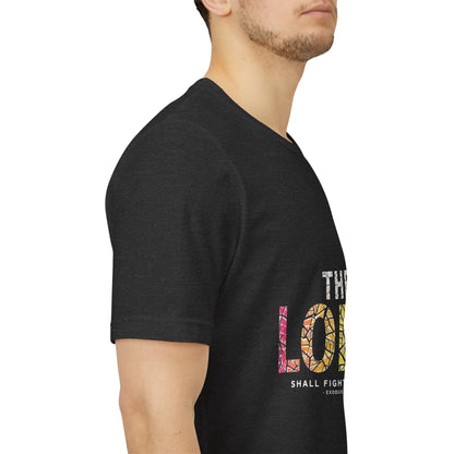 The LORD multicolor mosaic Tee | T-Shirt, Christian faith typography