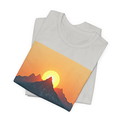 Faith Can Move Mountains T-Shirt | Mountain Sunrise Matthew 17:20 | Meaningful Gift for believers | Perfect for Everyone