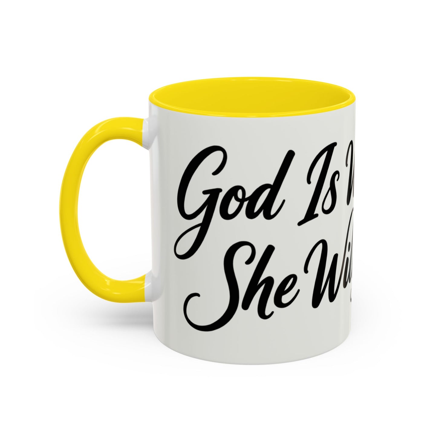 Inspirational Script Coffee Mug — "Strength Lives in Small, Steady Moments" (11/15 oz)