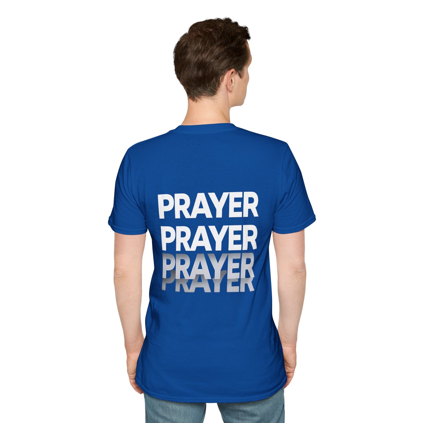 Prayer Repeat T-Shirt | Bold Spiritual Graphic Tee Gift