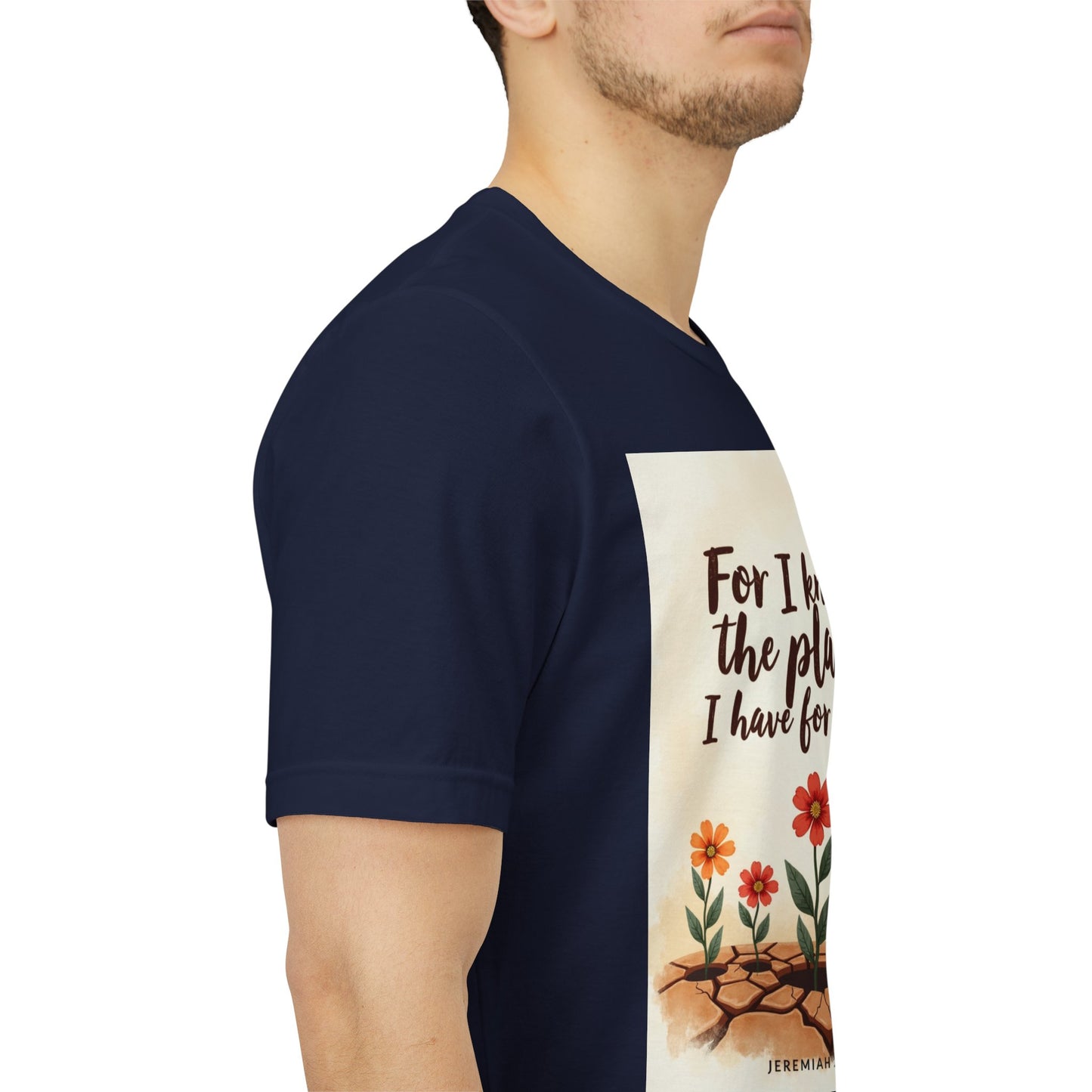 For I Know The Plans I Have For You tee | Jeremiah 29:11 floral roots scripture shirt | Meaningful Gift for Teens and Adults