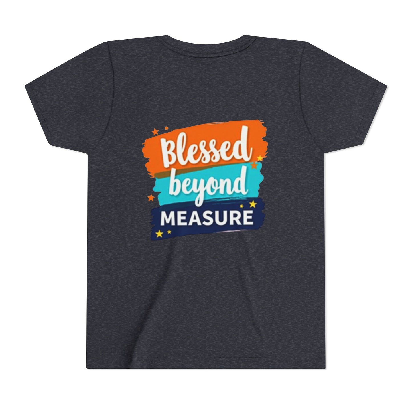 Blessed Beyond Measure Youth Tee | Inspirational Kids Shirt, Faith Design