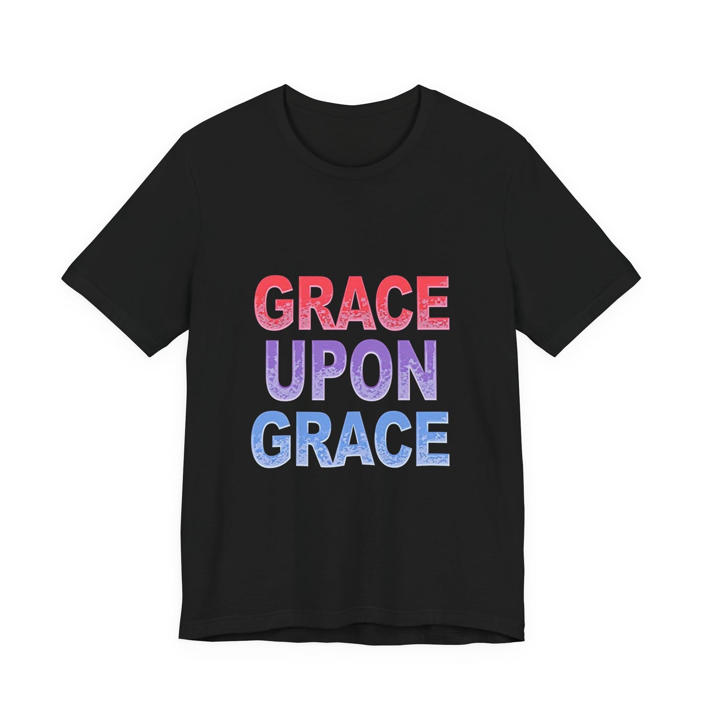 Inspirational Grace Upon Grace Shirt | Christian Typography Tee | Thoughtful Gift Idea