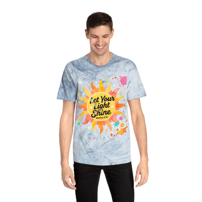 Christian Sunburst Graphic Tee - Let Your Light Shine Unisex T-Shirt