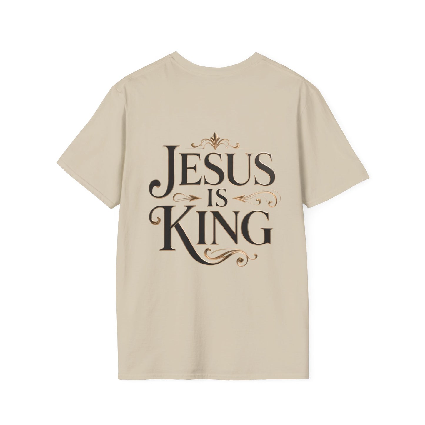 Jesus Is King T-Shirt — Christian Faith Graphic Tee, Inspirational Worship Shirt