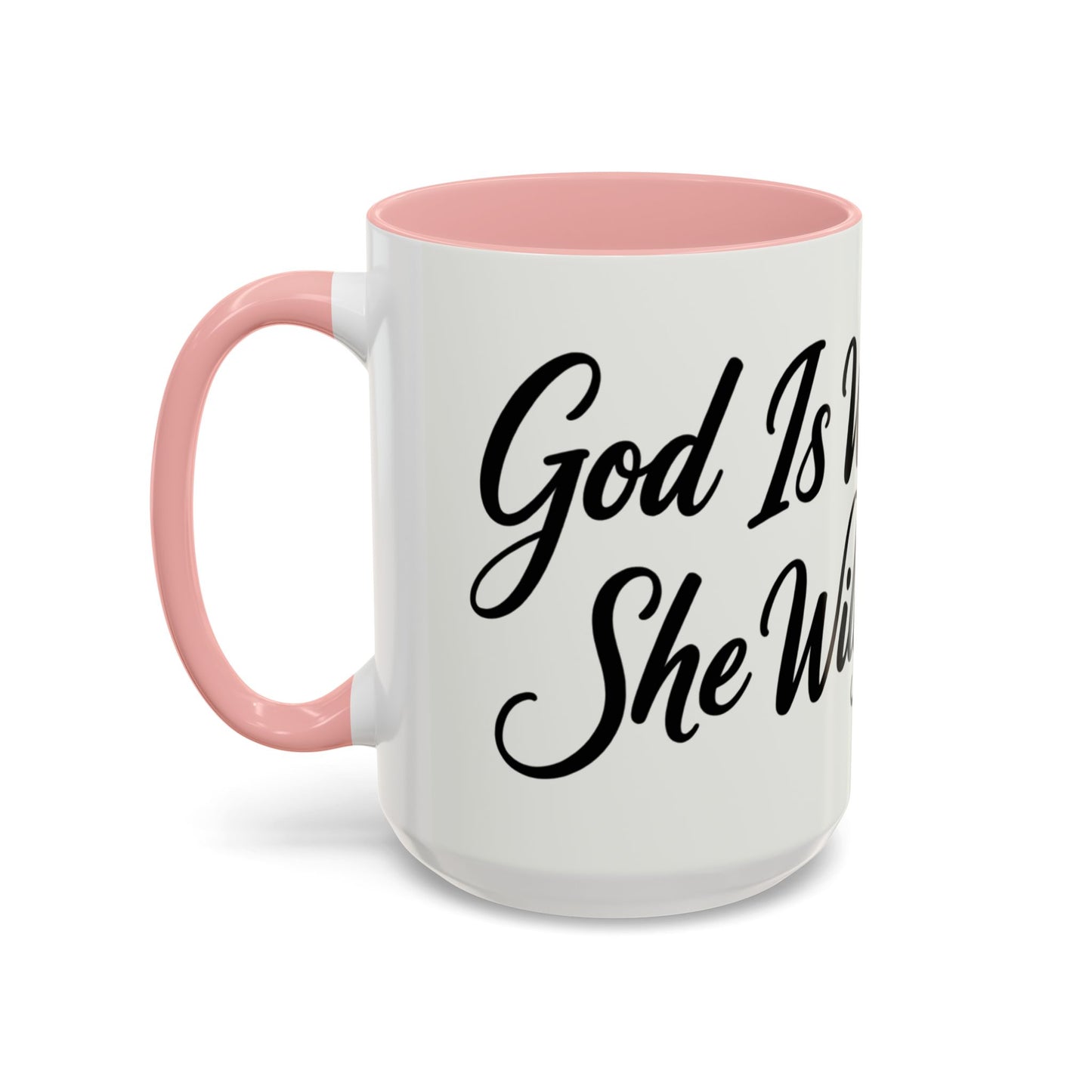 Inspirational Script Coffee Mug — "Strength Lives in Small, Steady Moments" (11/15 oz)