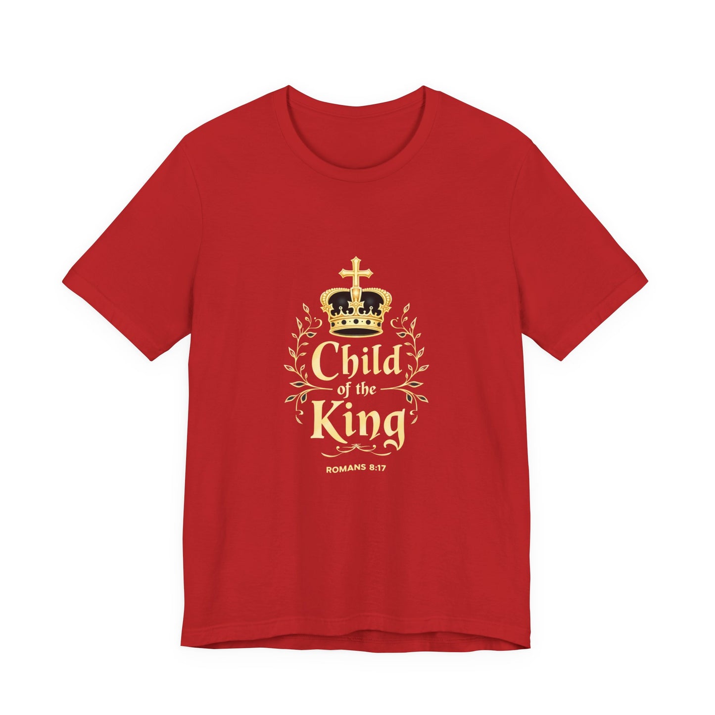Child of the King T-Shirt | Romans 8:17 Christian Crown Tee | Perfect Gift for Believers  | Thoughtful Christian Gift