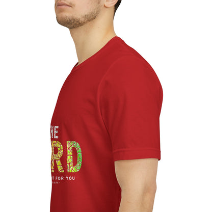 The LORD multicolor mosaic Tee | T-Shirt, Christian faith typography