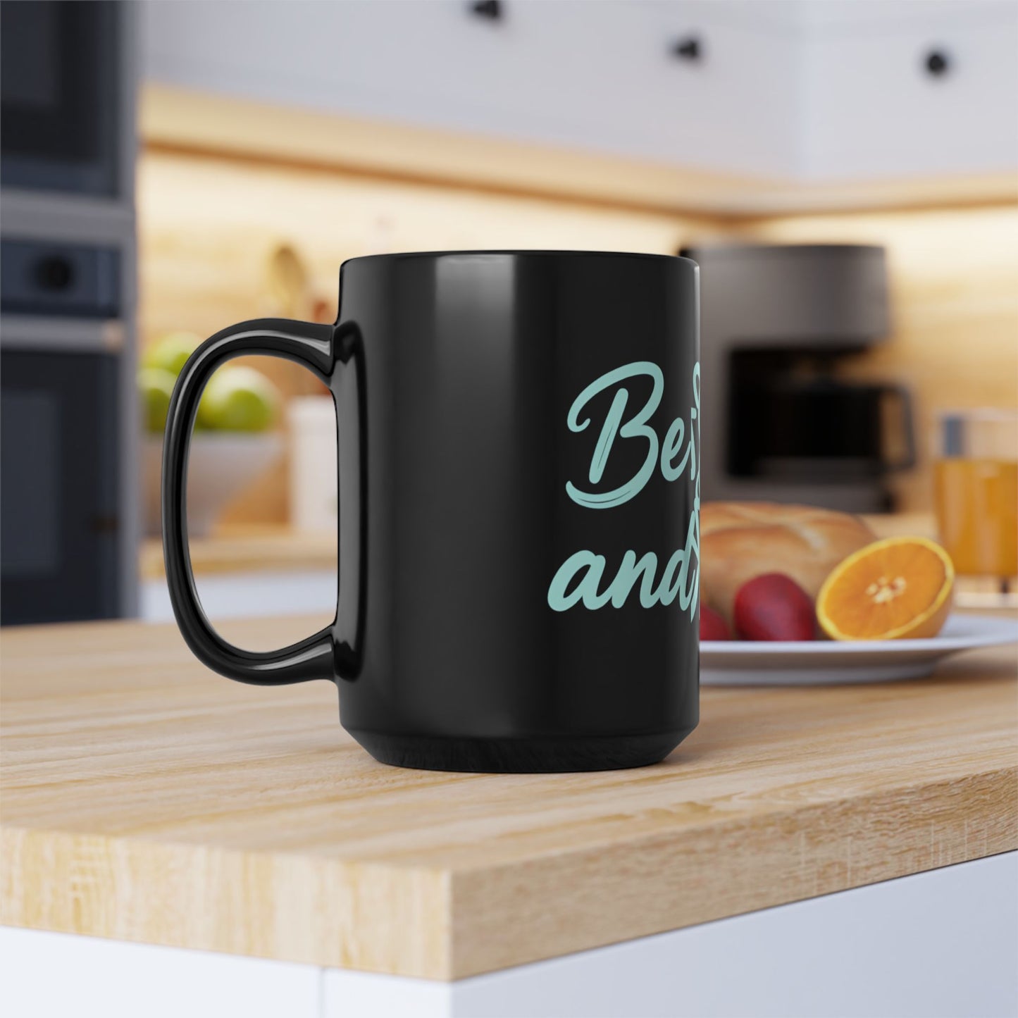 Be Still and Know Black Mug — Inspirational Coffee Cup (11oz & 15oz)