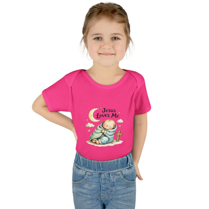 Jesus Loves Me Baby Bodysuit - Infant Christian Onesie for Newborns