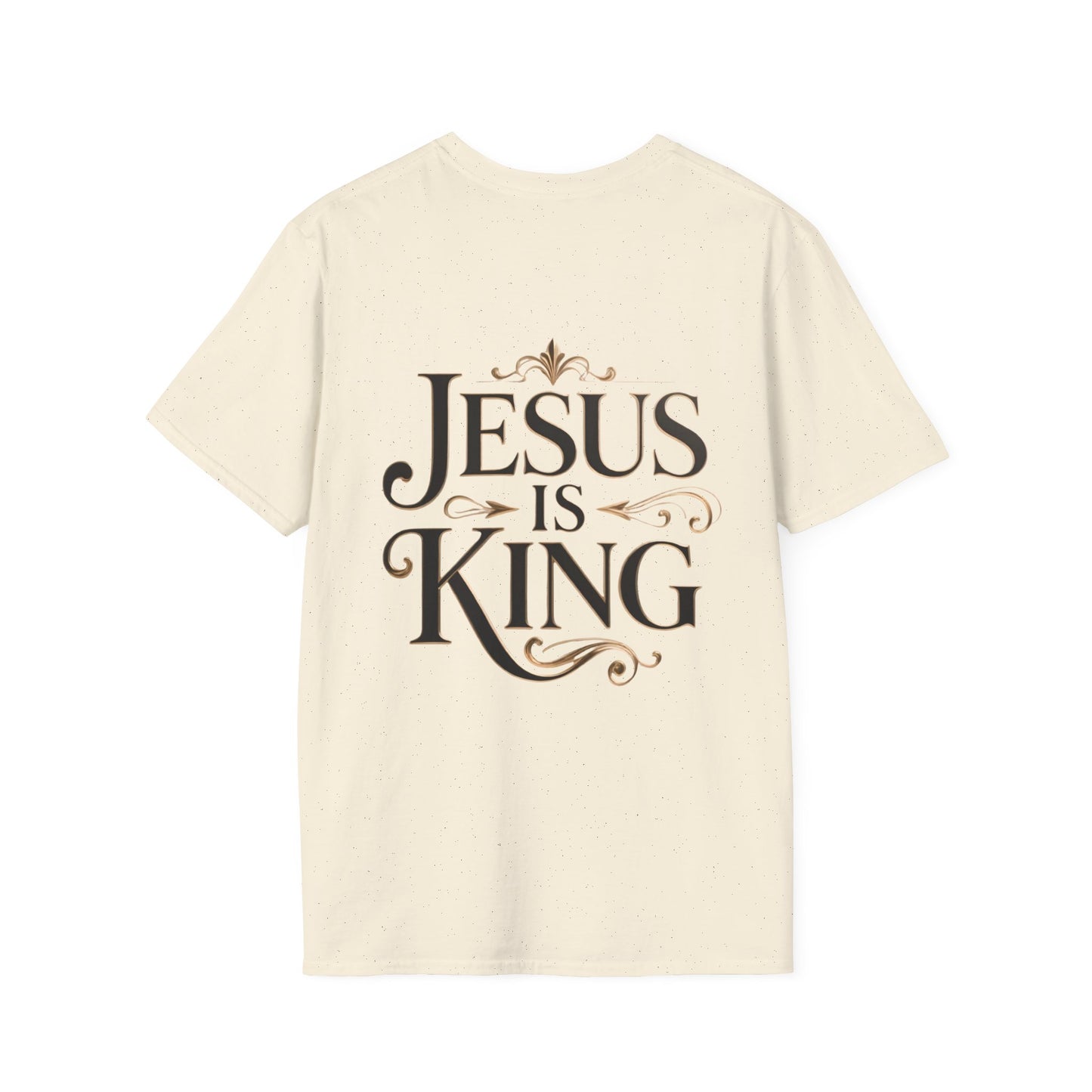 Jesus Is King T-Shirt — Christian Faith Graphic Tee, Inspirational Worship Shirt