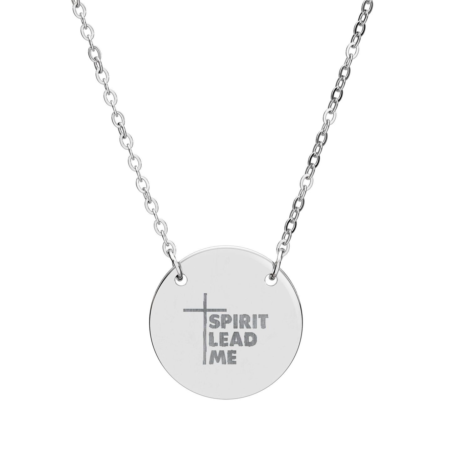 Personalized Engraved Circle Necklace | Pendant Necklace Gift for Mom and Dad