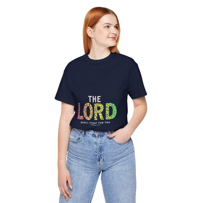 The LORD multicolor mosaic Tee | T-Shirt, Christian faith typography