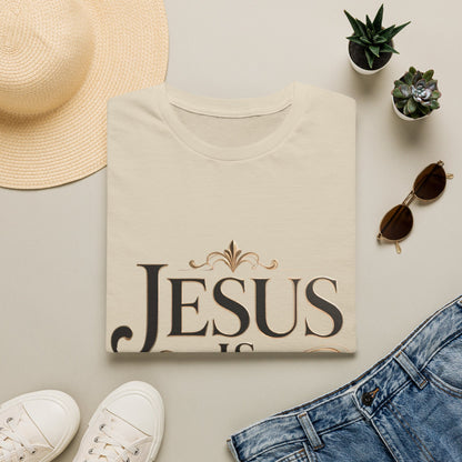Jesus Is King T-Shirt — Christian Faith Graphic Tee, Inspirational Worship Shirt