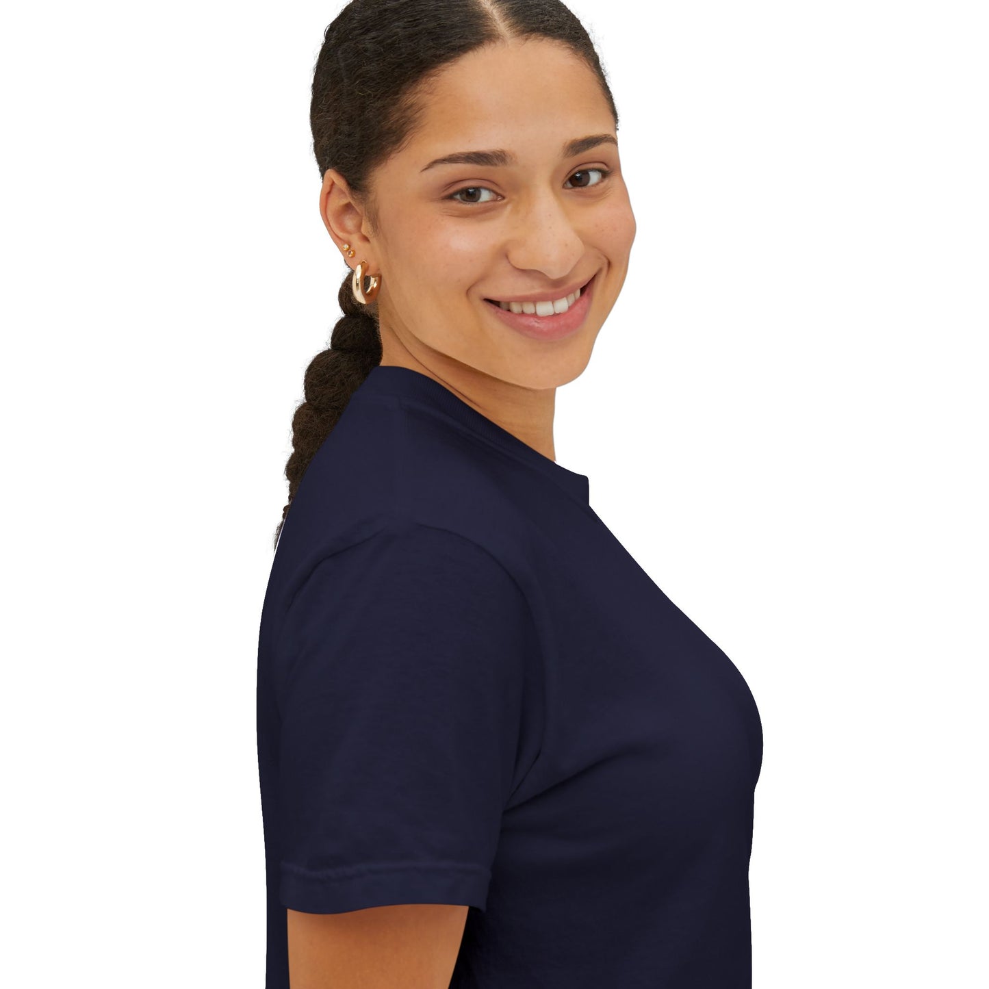 Lamb Rest Pocket T‑Shirt — Vintage Seafoam Pocket Tee with Script Verse