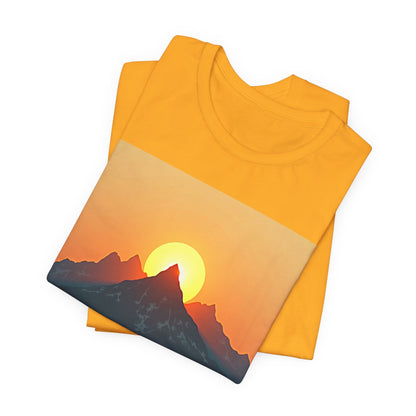 Faith Can Move Mountains T-Shirt | Mountain Sunrise Matthew 17:20 | Meaningful Gift for believers | Perfect for Everyone