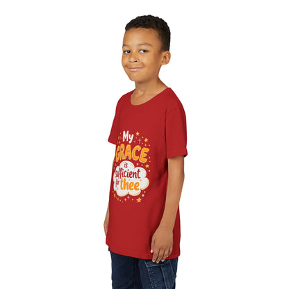 Grace thee Youth Tee | Kids Christian Shirt, Inspirational Cloud Design