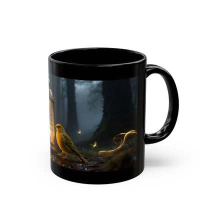 Lantern and Bird Illustration Mug | Inspirational Scripture Verse Coffee Cup