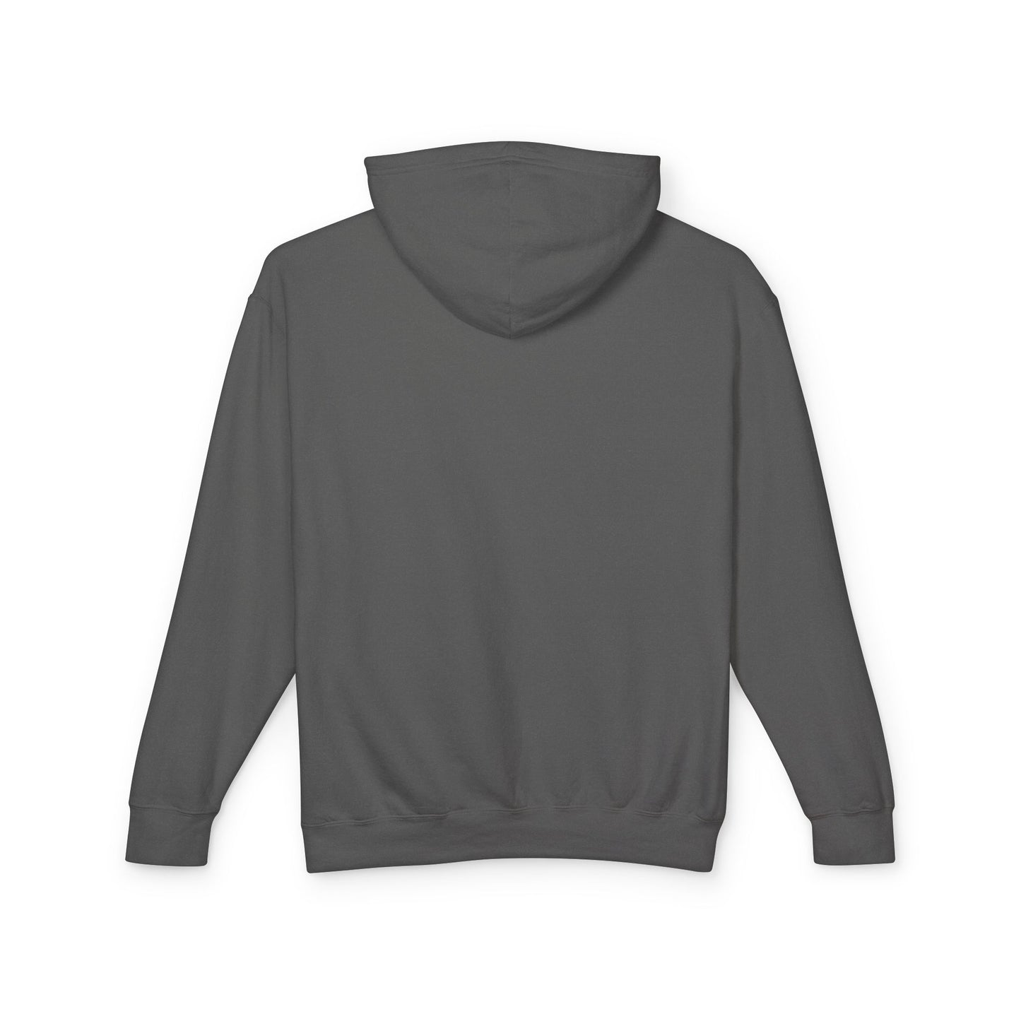 Lightweight Dove-in-Wreath Hoodie — Charcoal Comfort