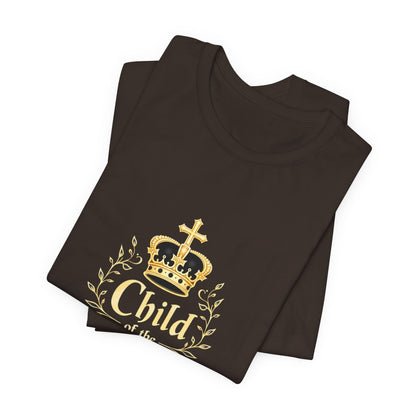 Child of the King T-Shirt | Romans 8:17 Christian Crown Tee | Perfect Gift for Believers  | Thoughtful Christian Gift