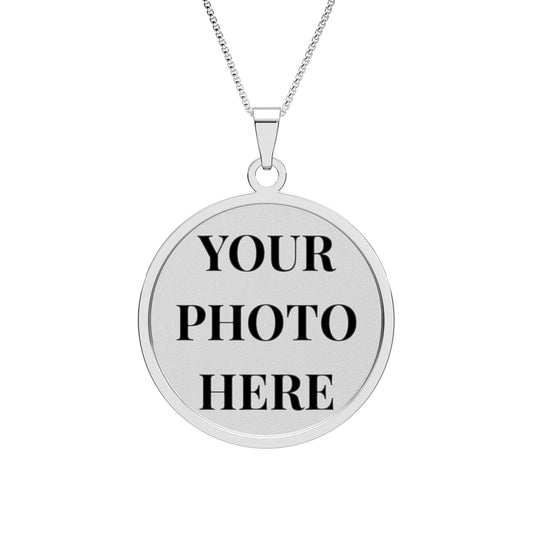 Round Photo Pendant | Custom Necklace | Meaningful Gift for Any Occasion